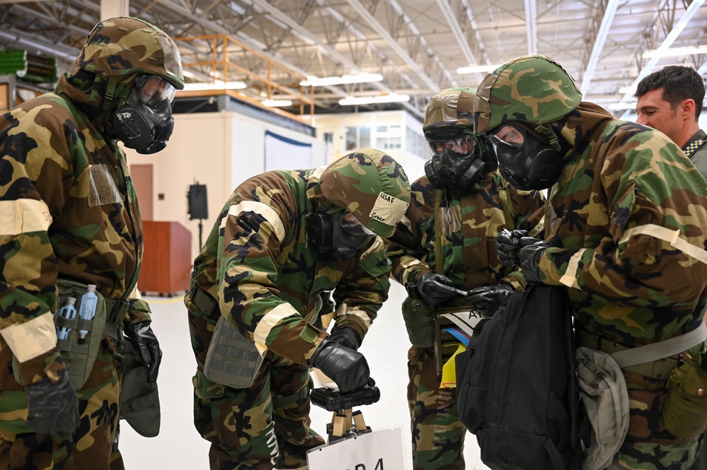 168th Wing Sharpens Readiness with CBRN Training