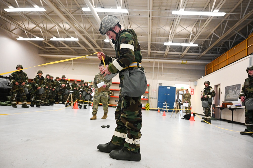 168th Wing Sharpens Readiness with CBRN Training