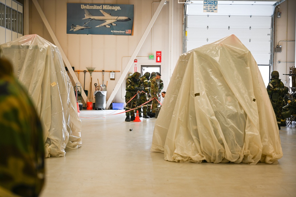 168th Wing Sharpens Readiness with CBRN Training