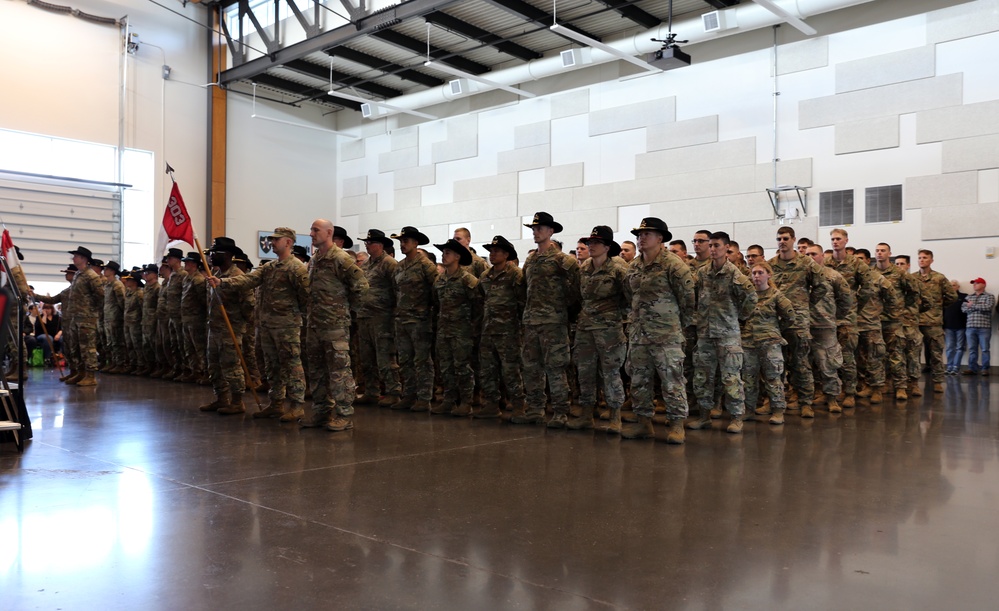 1st Squadron, 303rd Cavalry Regiment deployment ceremony