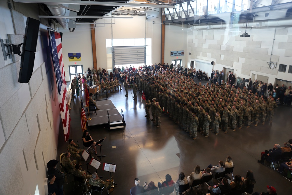 1st Squadron, 303rd Cavalry Regiment deployment ceremony