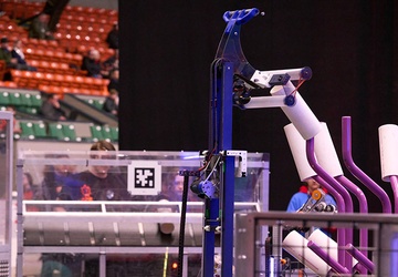 NUWC Division Newport-sponsored robotics team finishes among top alliances at world competition