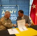 Kentucky Guard and Morehead State University sign agreement to help service members and students