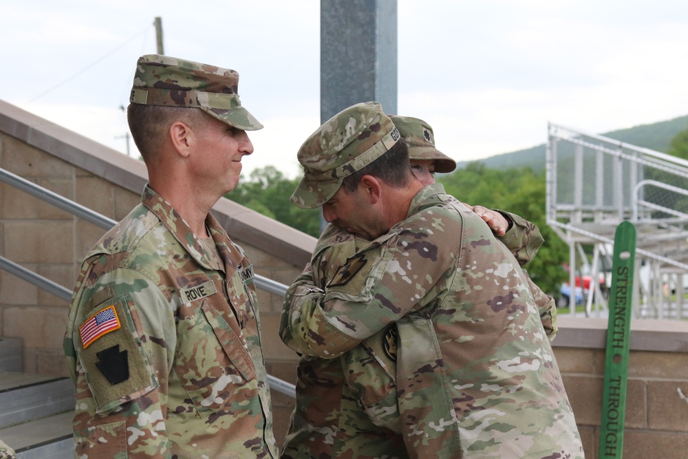 165th Military Police Battalion change of command