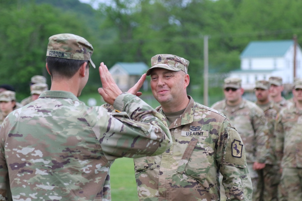 165th Military Police Battalion change of command