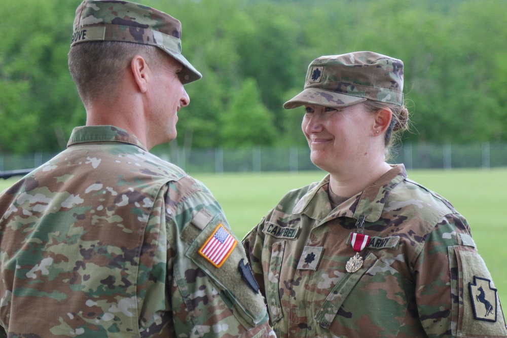 165th Military Police Battalion change of command