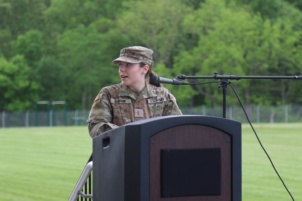 165th Military Police Battalion change of command