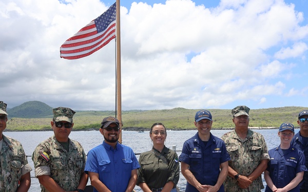 Coast Guard Cutter Forward hosts Ecuadorian navy personnel and partners aboard for tour