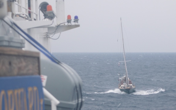 Coast Guard Cutter Forward rescues two sailors at sea