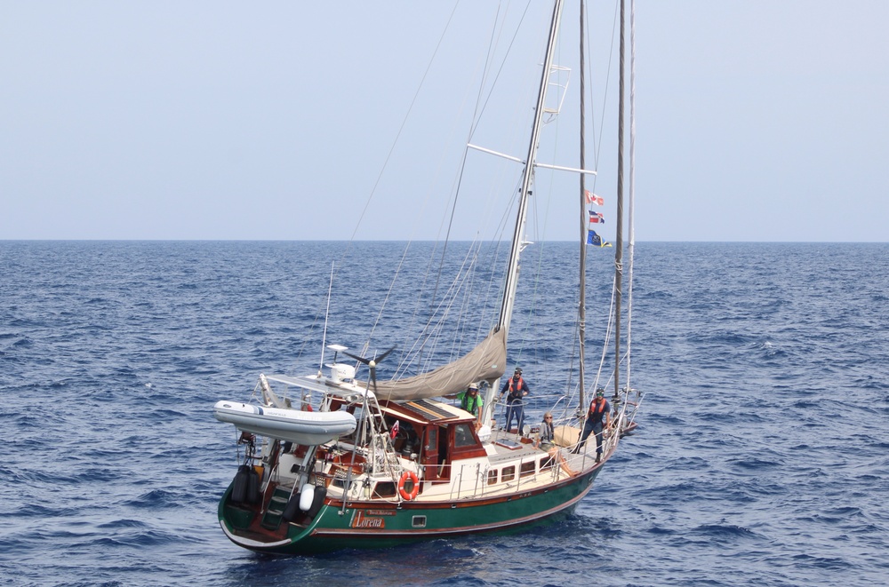 Coast Guard Cutter Forward rescues two sailors at sea