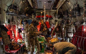 71 RQS collaborates with 908 AES for simulated patient evacuation