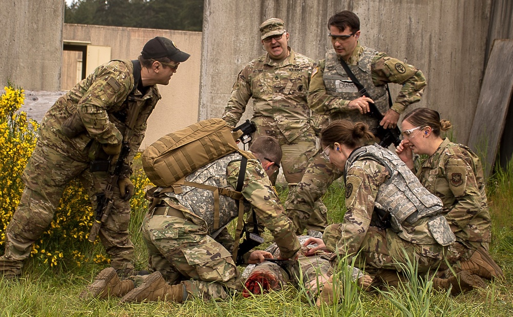 Land, sea and air - NMRTC Bremerton Sailors join JBLM TCCC