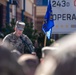 Maj. Dan Hochhalter speaks at 243rd CAOS redesignation ceremony