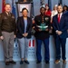 Dedication to Service: Marine Forces Reserve and Marine Forces South color sergeant is awarded by New Orleans mayor  