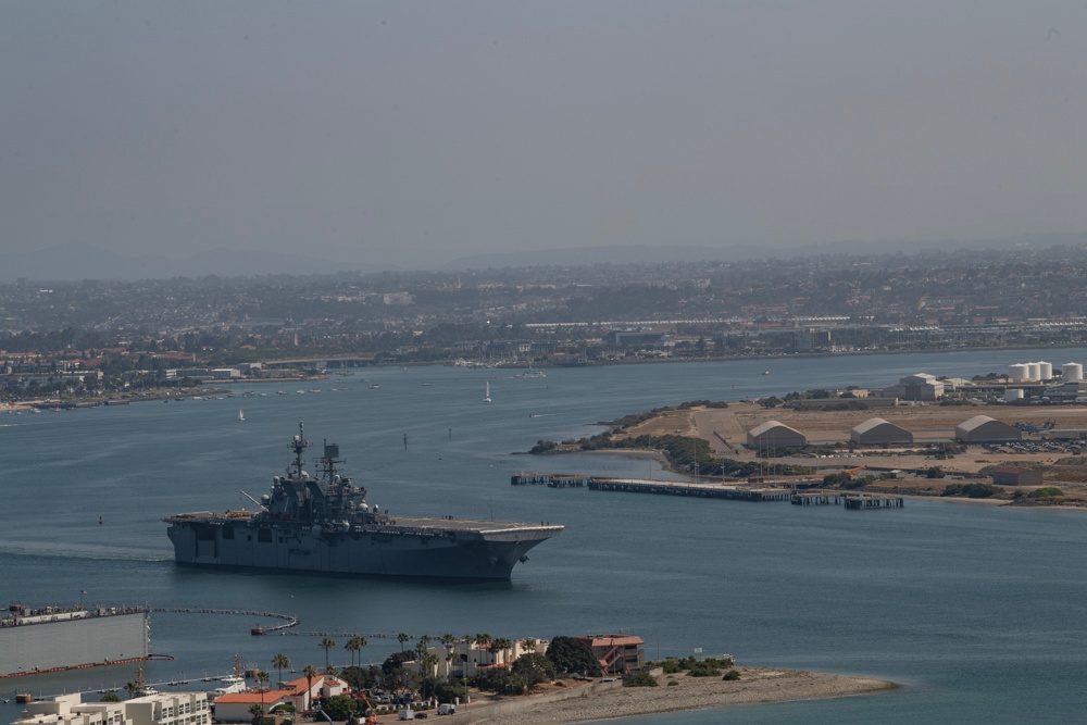 Tripoli Departs San Diego
