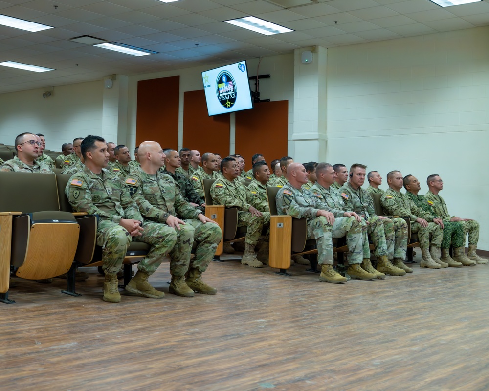 PISAJ 20 Participants receive certificates on May 17th 2025 at Fort Sill, Oklahoma.