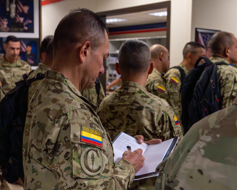 PISAJ Leaders tour 95th Adjutant General Battalion on May 14, 2025