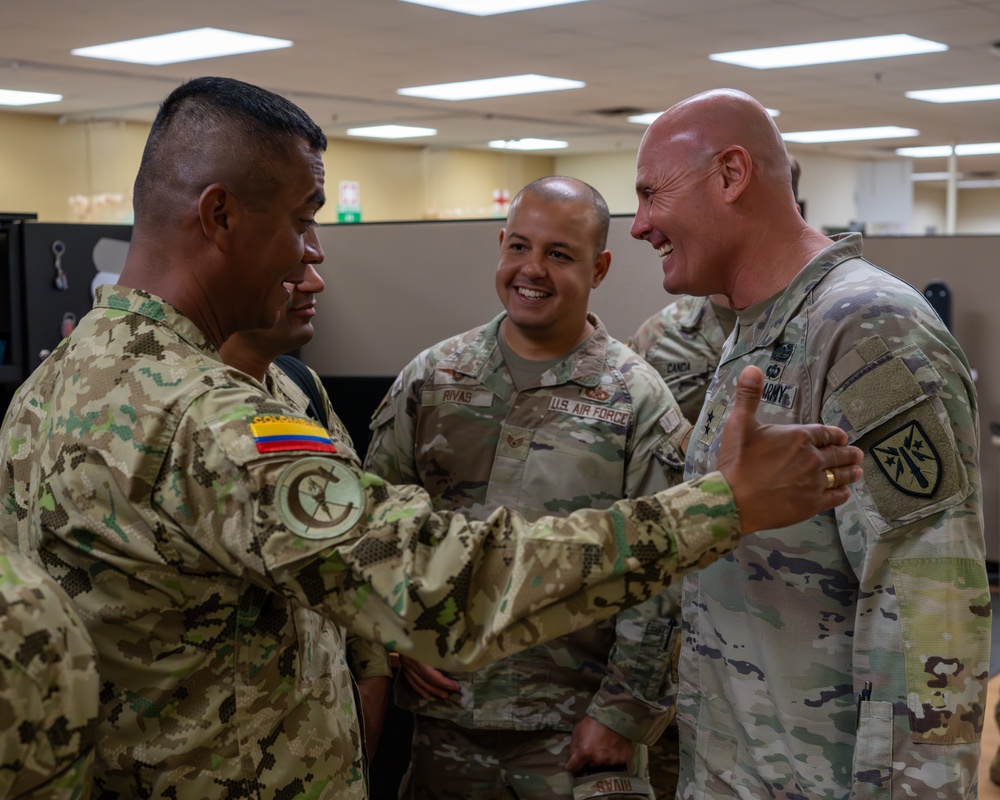 MG Winston P. Brooks greets PSAJ 20 attendees on May 14, 2025