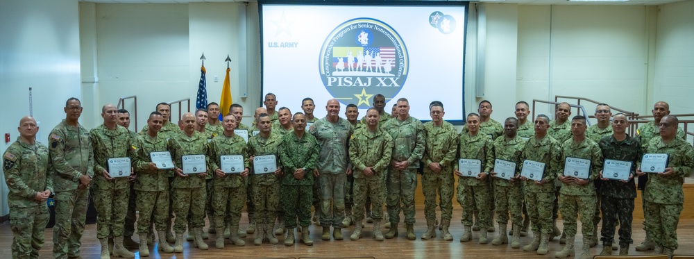 PISAJ 20 attendees at the conclusion of their course completion on May 16, 2025