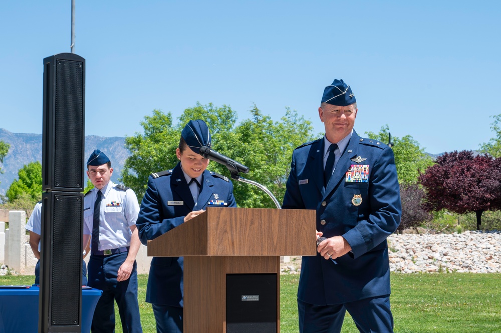 UNM AFROTC Detachment 510 commissioning ceremony