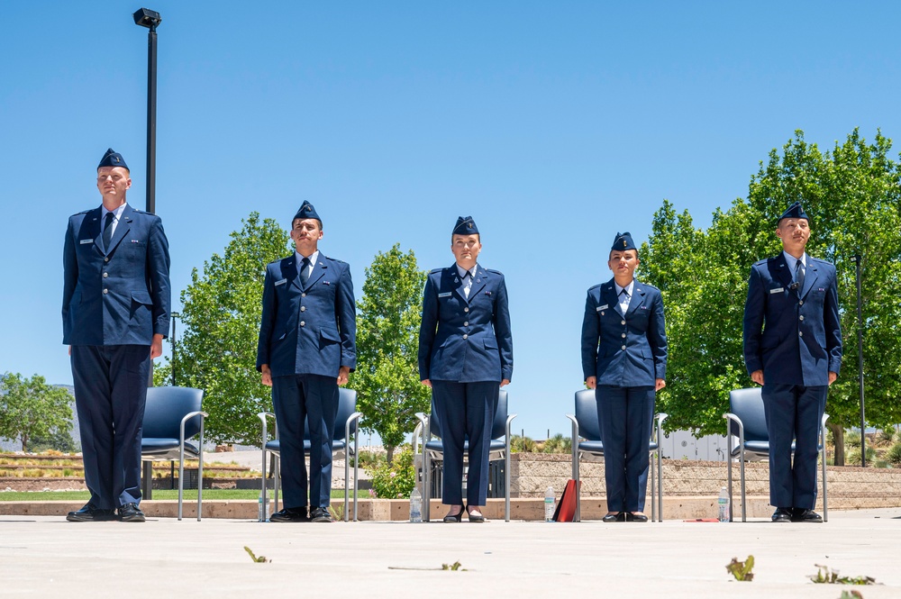 UNM AFROTC Detachment 10 commissioning ceremony