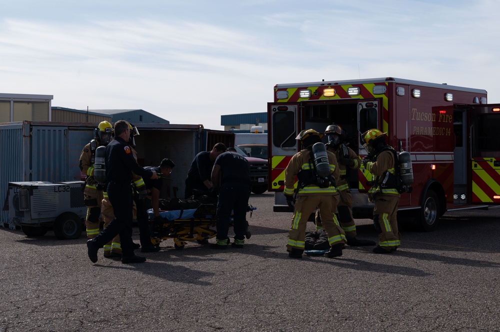 Exercise, Exercise, Exercise: 162nd Wing hosts Active Shooter and Mass Accident Response Exercises with community partners
