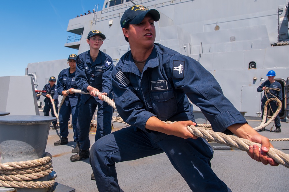 USS New York Departs Norfolk For Fleet Week NYC