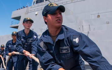 USS New York Departs Norfolk For Fleet Week NYC