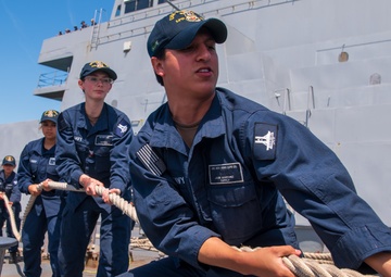 USS New York Departs Norfolk For Fleet Week NYC
