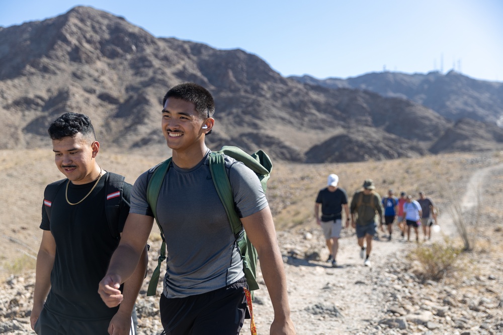 Yuma Marines go Hiking