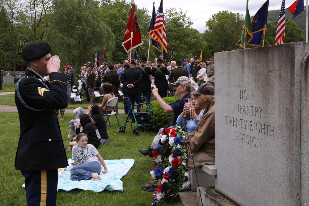 Iron Division returns to Boalsburg for annual memorial service