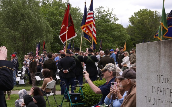 Iron Division returns to Boalsburg for annual memorial service