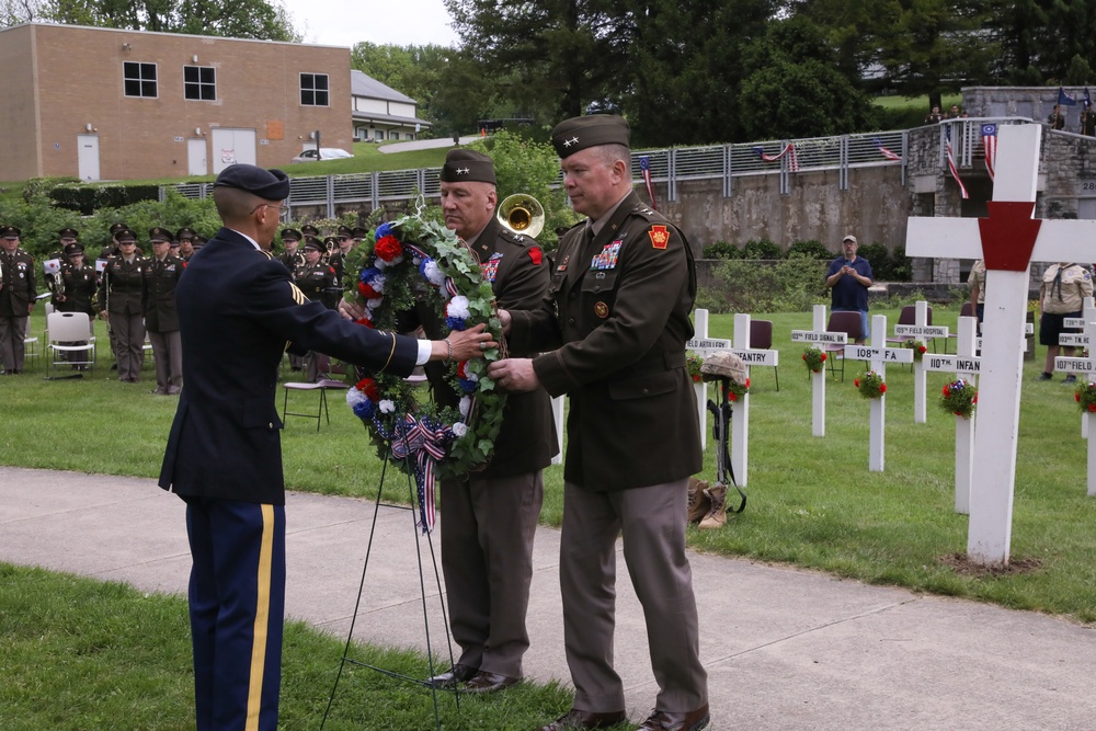 Iron Division returns to Boalsburg for annual memorial service