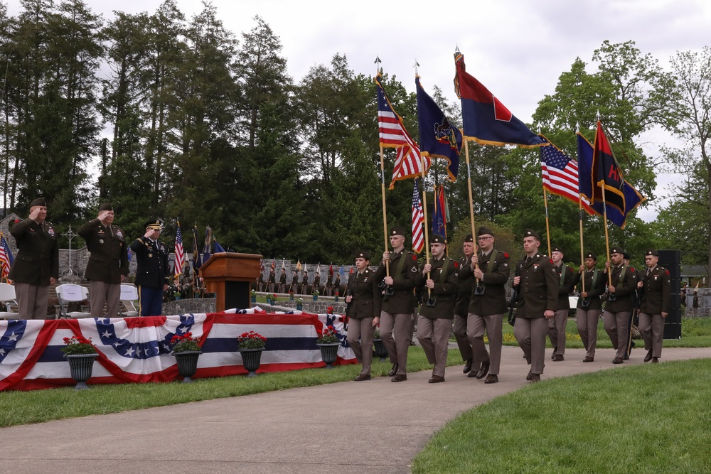Iron Division returns to Boalsburg for annual memorial service