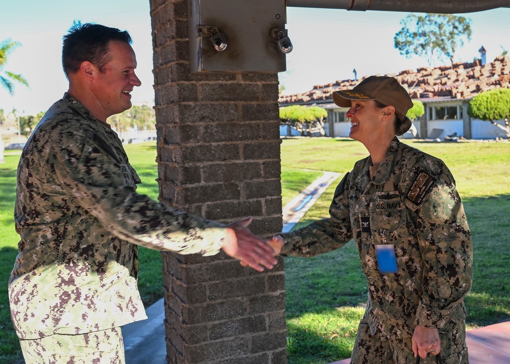 NWSSB Commanding Officer Visits NSWC Corona