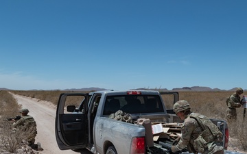 Engineers place New Mexico National Defense Area signs