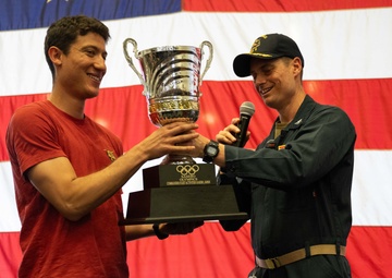 Commander, Expeditionary Strike Group Seven holds All Hands Call aboard USS America (LHA 6)