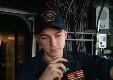 USS America (LHA 6) Conducts Sea and Anchor Detail