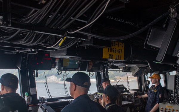 USS America (LHA 6) Conducts Sea and Anchor Detail