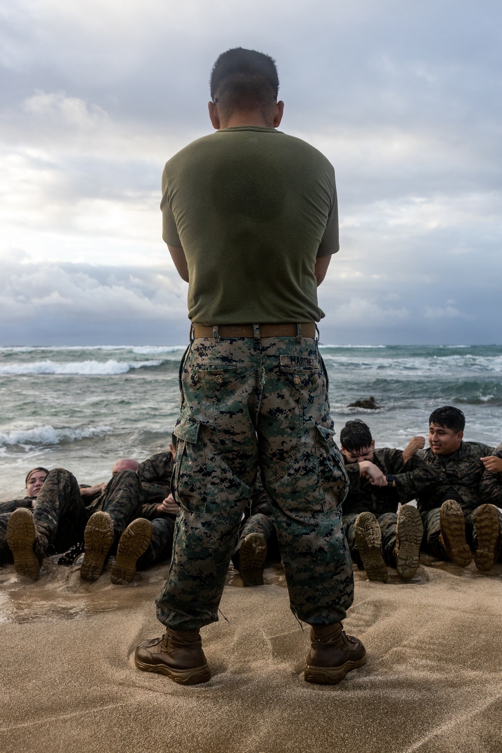 Sustaining Lethality: Headquarters Battalion Marines Conduct Physical Training at MCBH