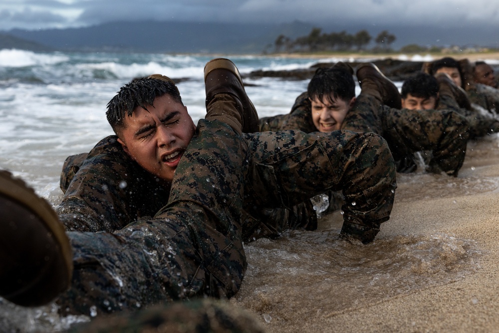 Sustaining Lethality: Headquarters Battalion Marines Conduct Physical Training at MCBH