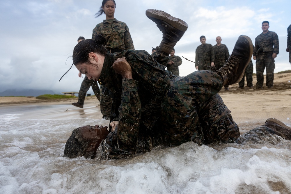 Sustaining Lethality: Headquarters Battalion Marines Conduct Physical Training at MCBH