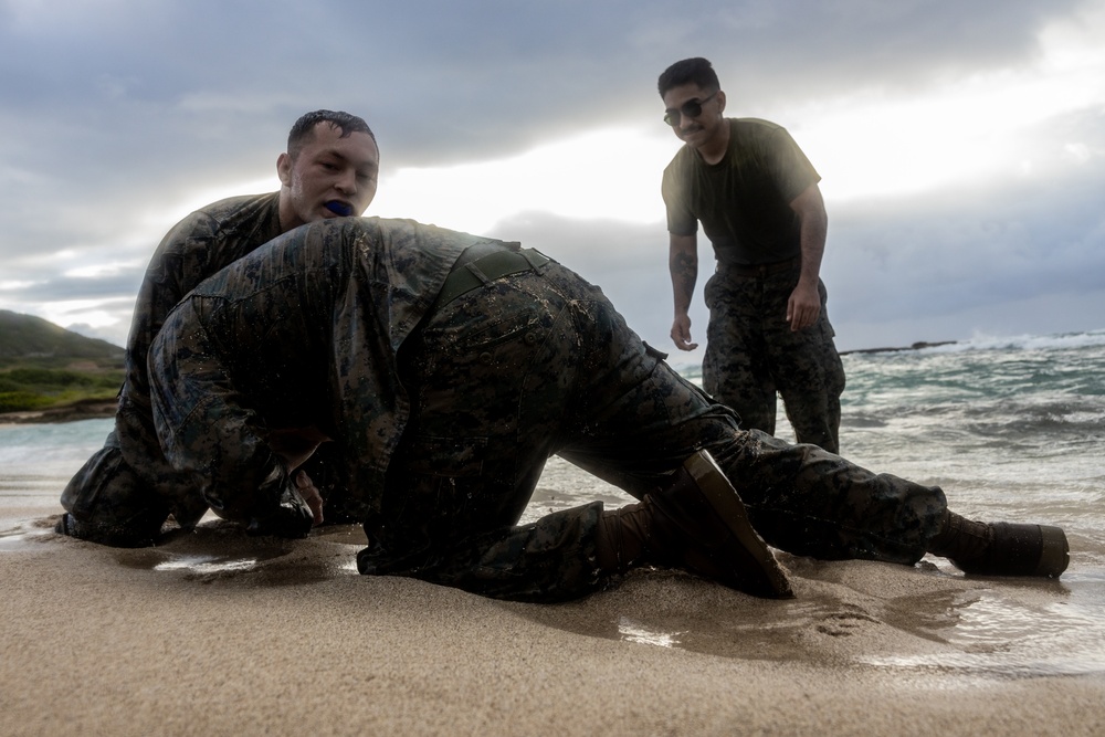 Sustaining Lethality: Headquarters Battalion Marines Conduct Physical Training at MCBH