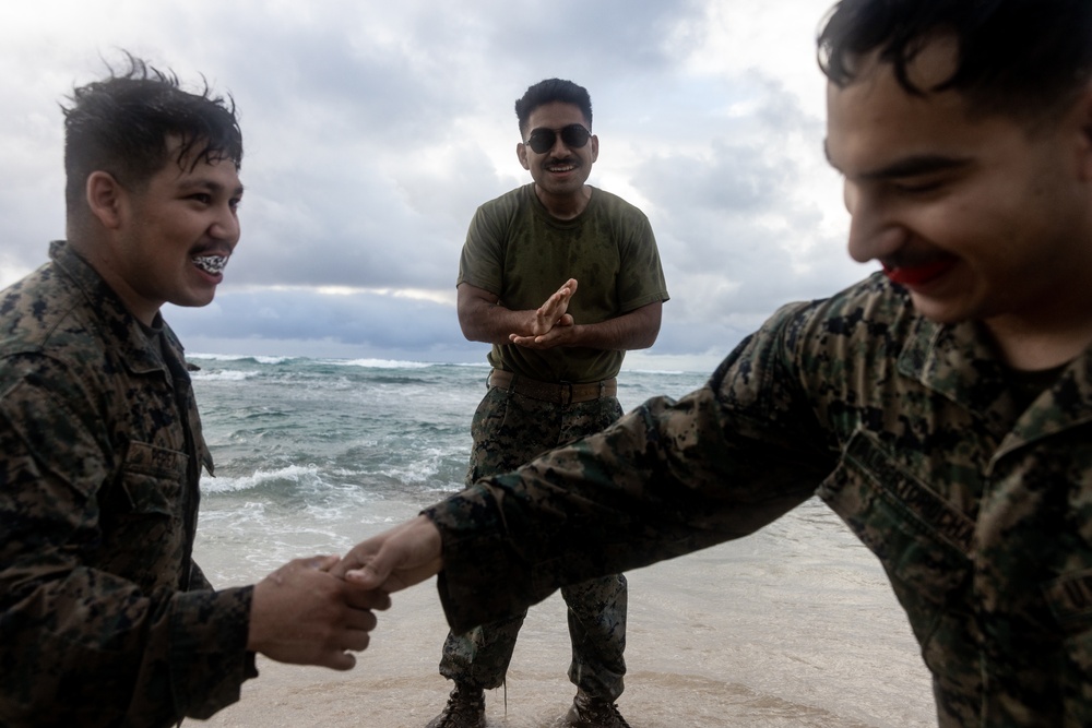 Sustaining Lethality: Headquarters Battalion Marines Conduct Physical Training at MCBH