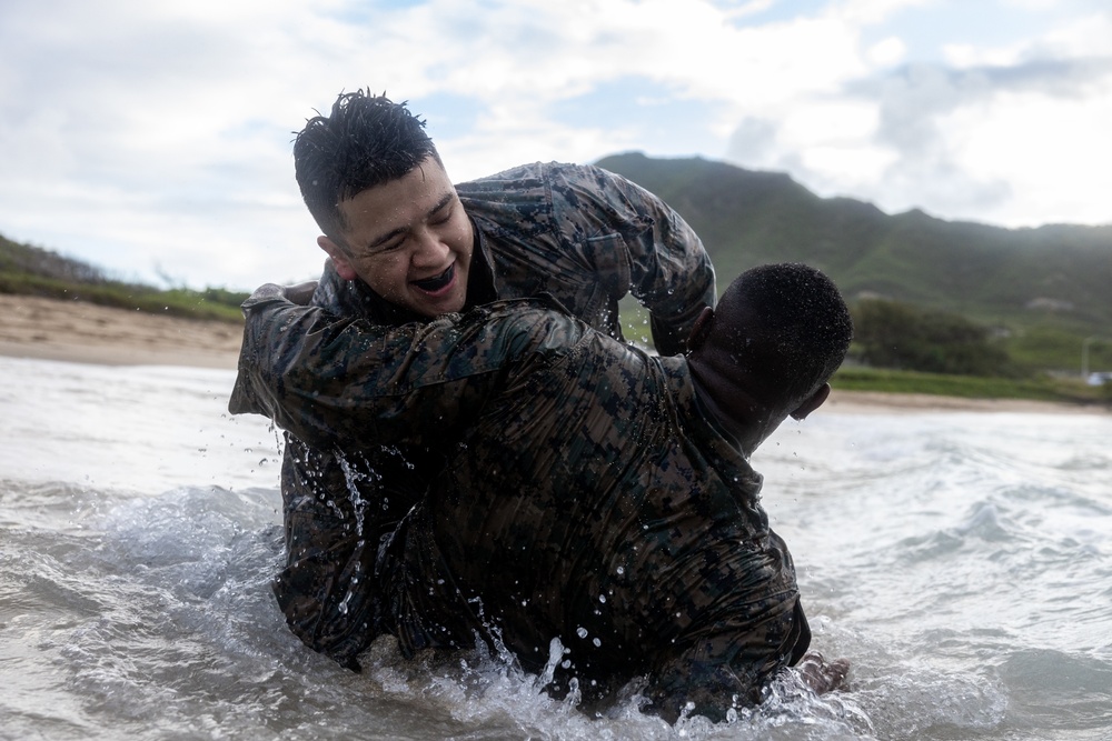 Sustaining Lethality: Headquarters Battalion Marines Conduct Physical Training at MCBH