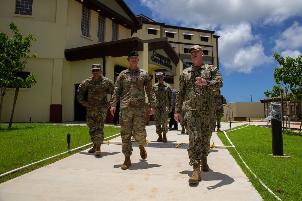 JTFM and Indo-Pacific Command visits Camp Blaz
