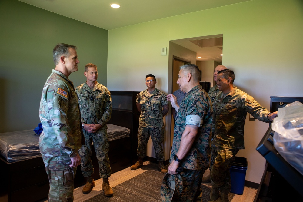 JTFM and Indo-Pacific Command visits Camp Blaz