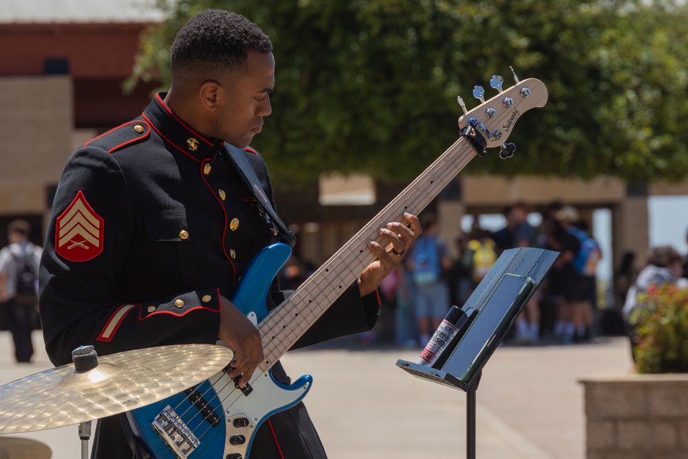 LAFW 25: 3rd MAW Band Visits Brea Olinda High School