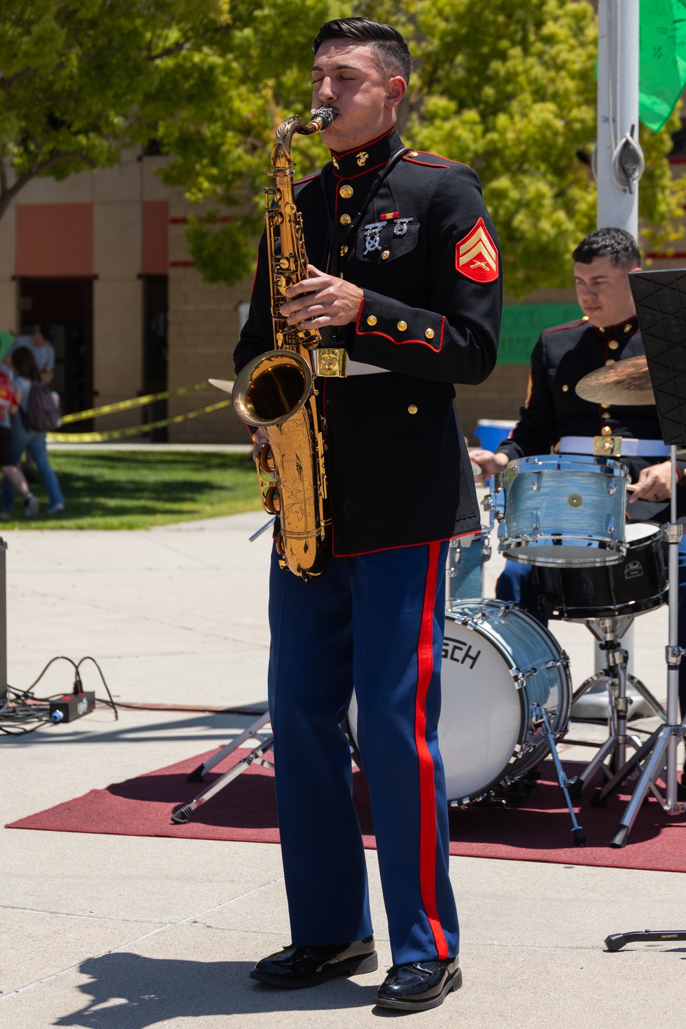 LAFW 25: 3rd MAW Band Visits Brea Olinda High School