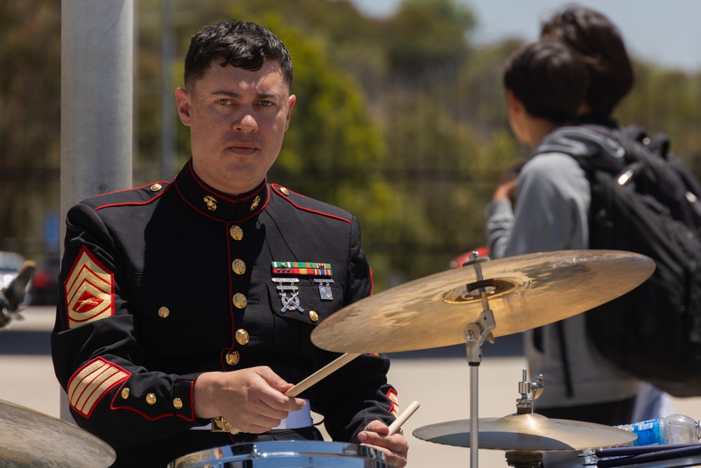 LAFW 25: 3rd MAW Band Visits Brea Olinda High School